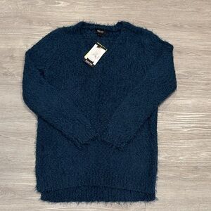 Kenneth Cole Reaction Textured Blue Sweater